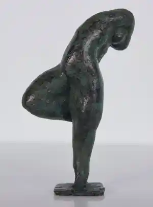 Lia van Vugt - Bronzen sculptuur, Grote dans + boek verkauft für € 171!