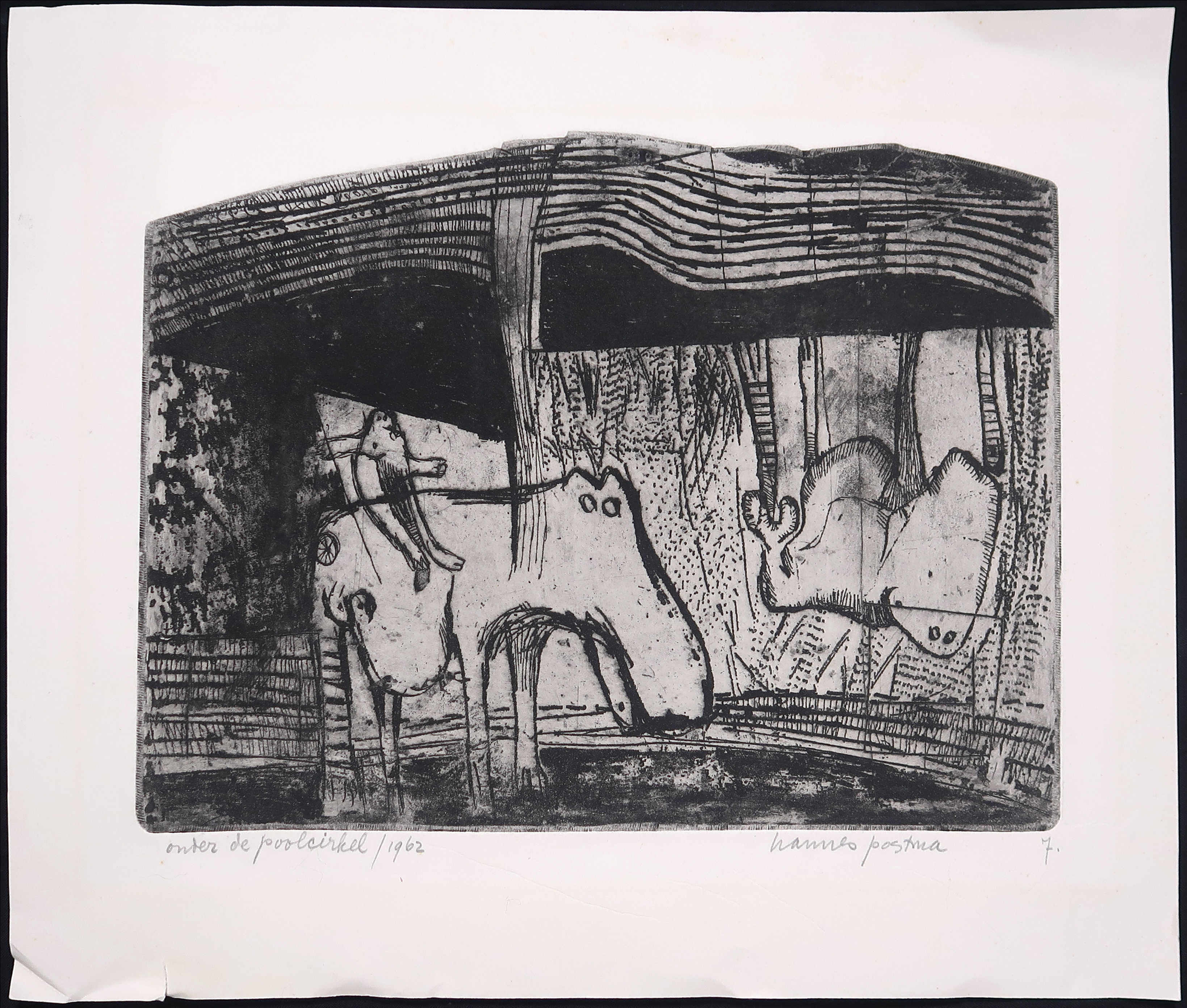 Hannes Postma - Ets, Onder de poolcirkel kopen? Bied vanaf 35!