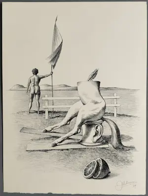 Joop Moesman - gesigneerde litho kopen? Bied vanaf 139!