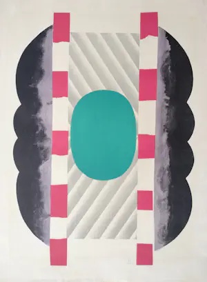 Kumi Sugai - untitled, geometric abstract kopen? Bied vanaf 100!