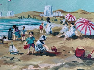 Henk Poeder - Strand gezicht kopen? Bied vanaf 139!