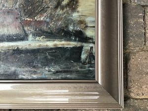 Niet of onleesbaar gesigneerd - Huisjes aan de kade. kopen? Bied vanaf 1!