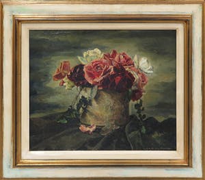Nita Homberg-Hannema - Olieverf op doek, Bloemstilleven - Ingelijst kopen? Bied vanaf 200!