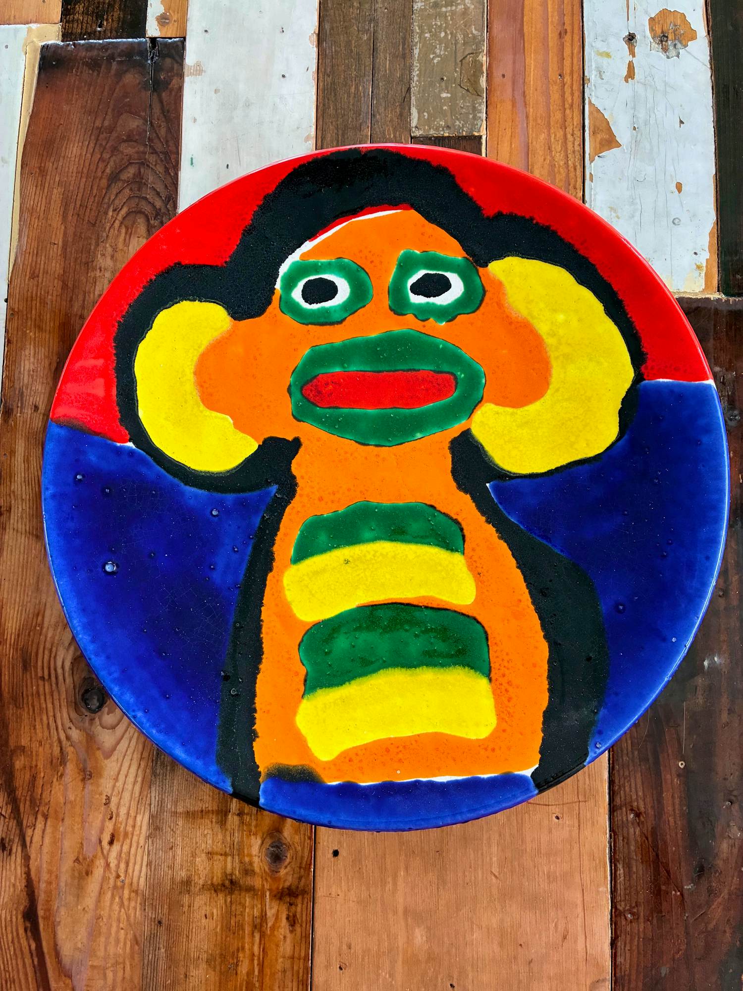 Karel Appel - Keramisch wandbord kopen? Bied vanaf 4000!