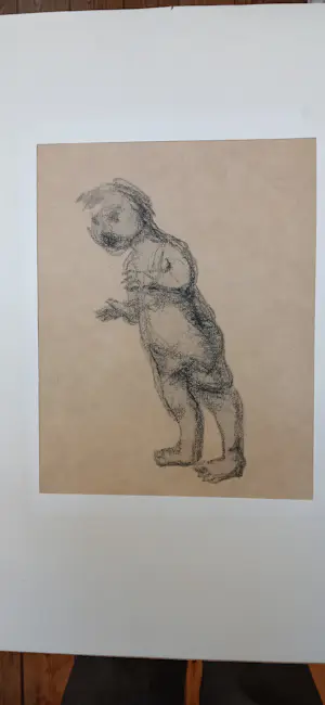Rudi Bierman - Schetsen van Pepijn. Ongeveer 1 jaar oud. (dit is mijn broer) kaufen? Bieten Sie von 45!
