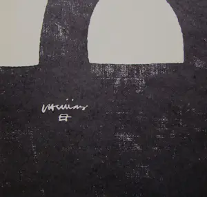 Eduardo Chillida - Chicago - 1985 - Originele tentoonstellingsposter - gesigneerd kopen? Bied vanaf 200!
