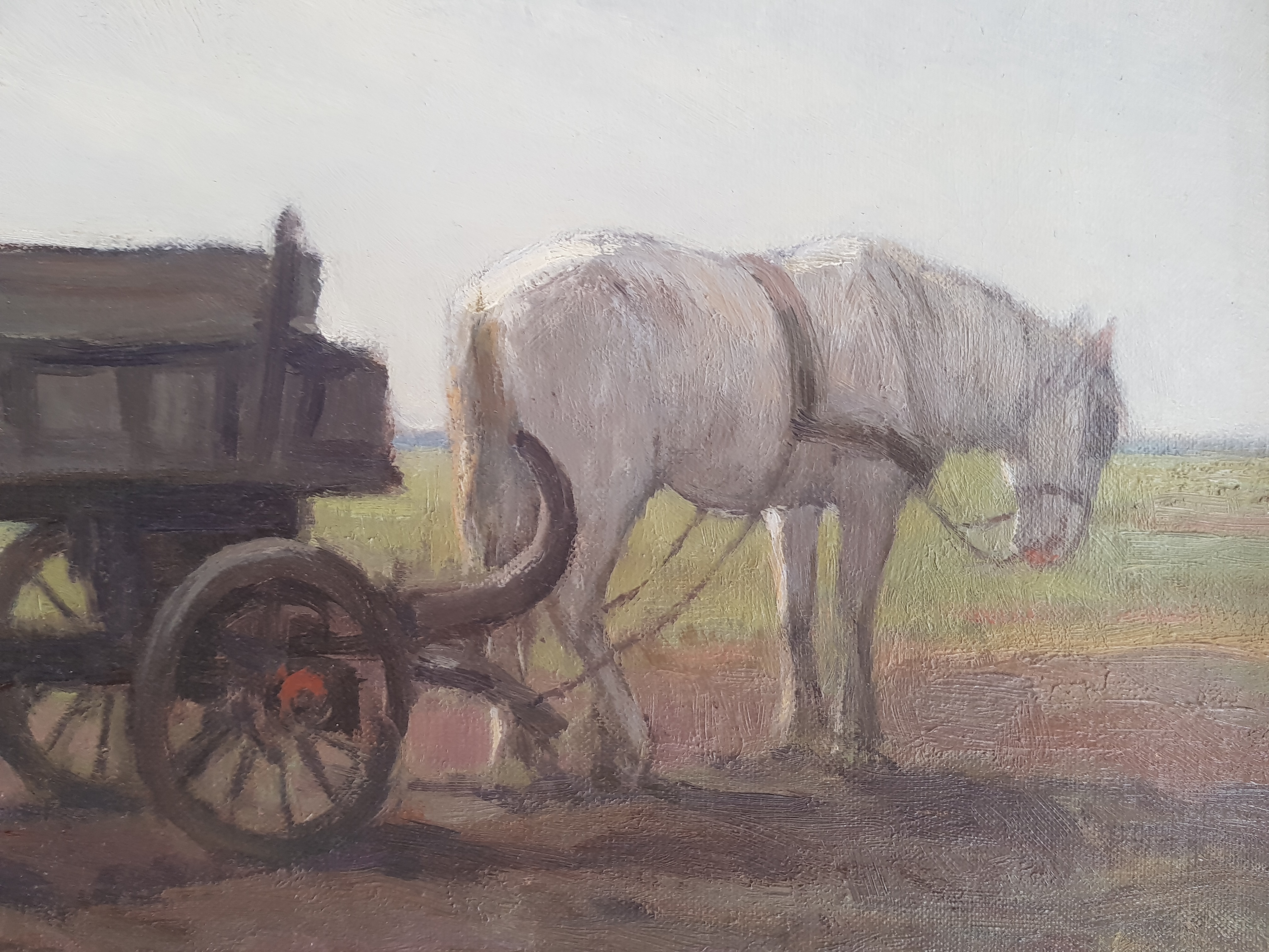 Willem Frederik Noordijk - Boer met paard op het land. kopen? Bied vanaf 260!