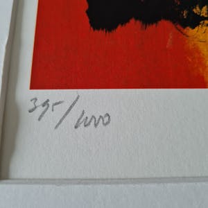 Eugene Brands - Abstracte compositie - 1000 ex. kopen? Bied vanaf 1!