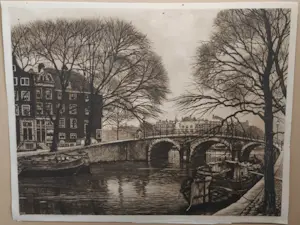 Cornelis Brandenburg - Brug 76 naar de Amstel, links Prinsengracht kaufen? Bieten Sie von 95!