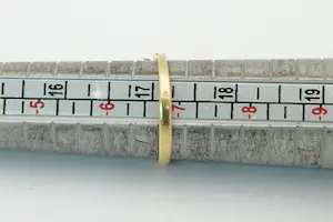 6 - Exclusieve 18krt gouden rozet of entourage ring met ca 0.30crt diamant kopen? Bied vanaf 310!