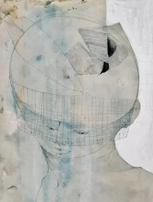 Robert Detheux - Introspective Vision, surrealistisches Werk von 1960 kopen? Bied vanaf 150!