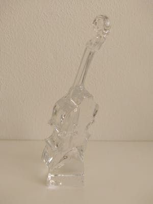 Niet of onleesbaar gesigneerd - glazen muziekinstrumenten, bas, sax en trompet kopen? Bied vanaf 1!