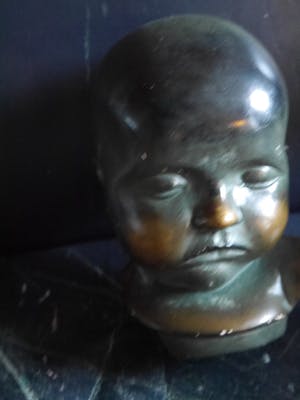 Niet of onleesbaar gesigneerd - PERKEO-babyhoofdje kopen? Bied vanaf 1!