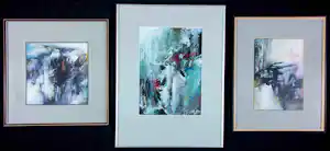 Albert Klijn - Gouache, Lot van drie werken - Ingelijst verkauft für € 50!