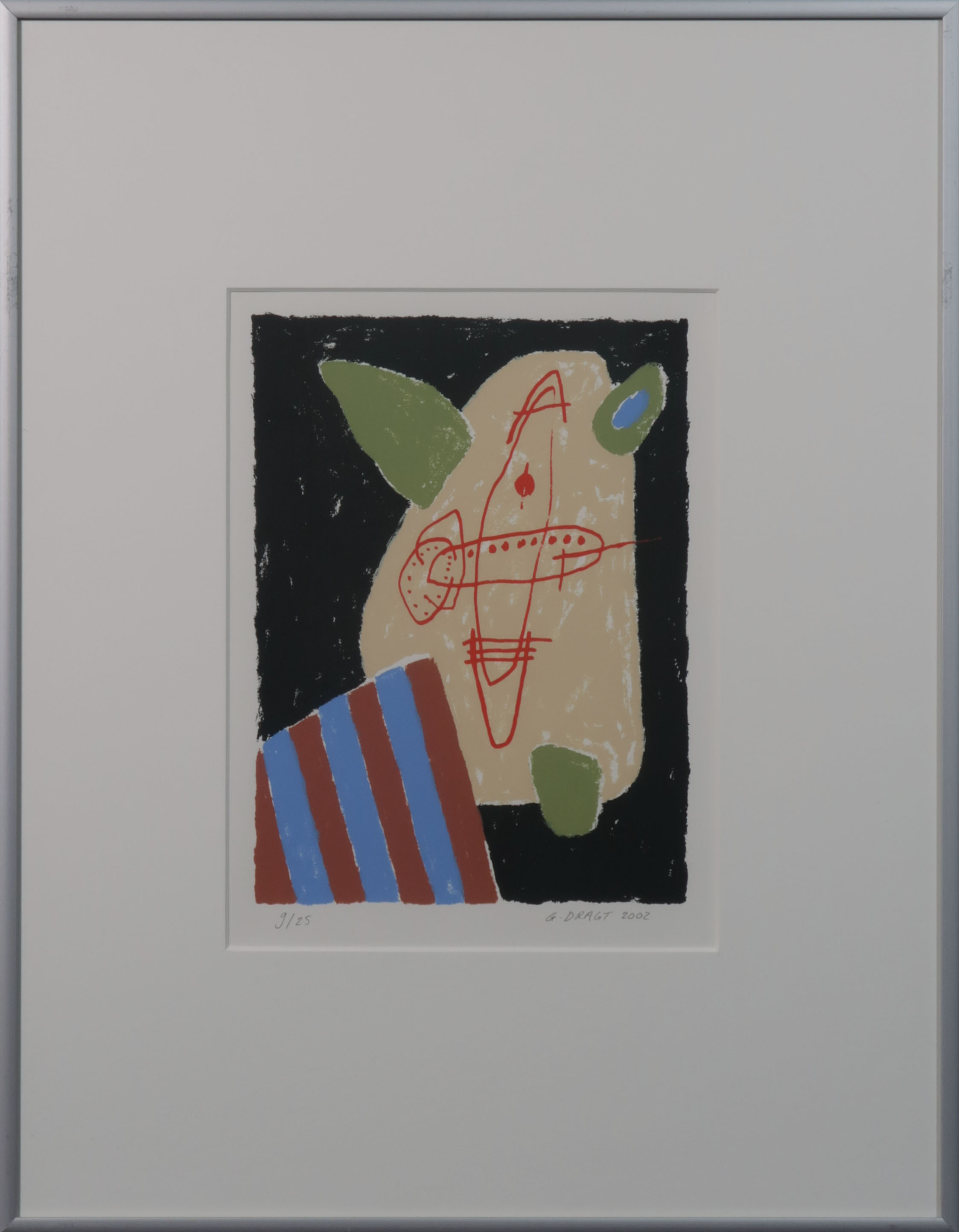 Gijs Dragt - Zeefdruk, Black Box XXVIII - Ingelijst kopen? Bied vanaf 1!