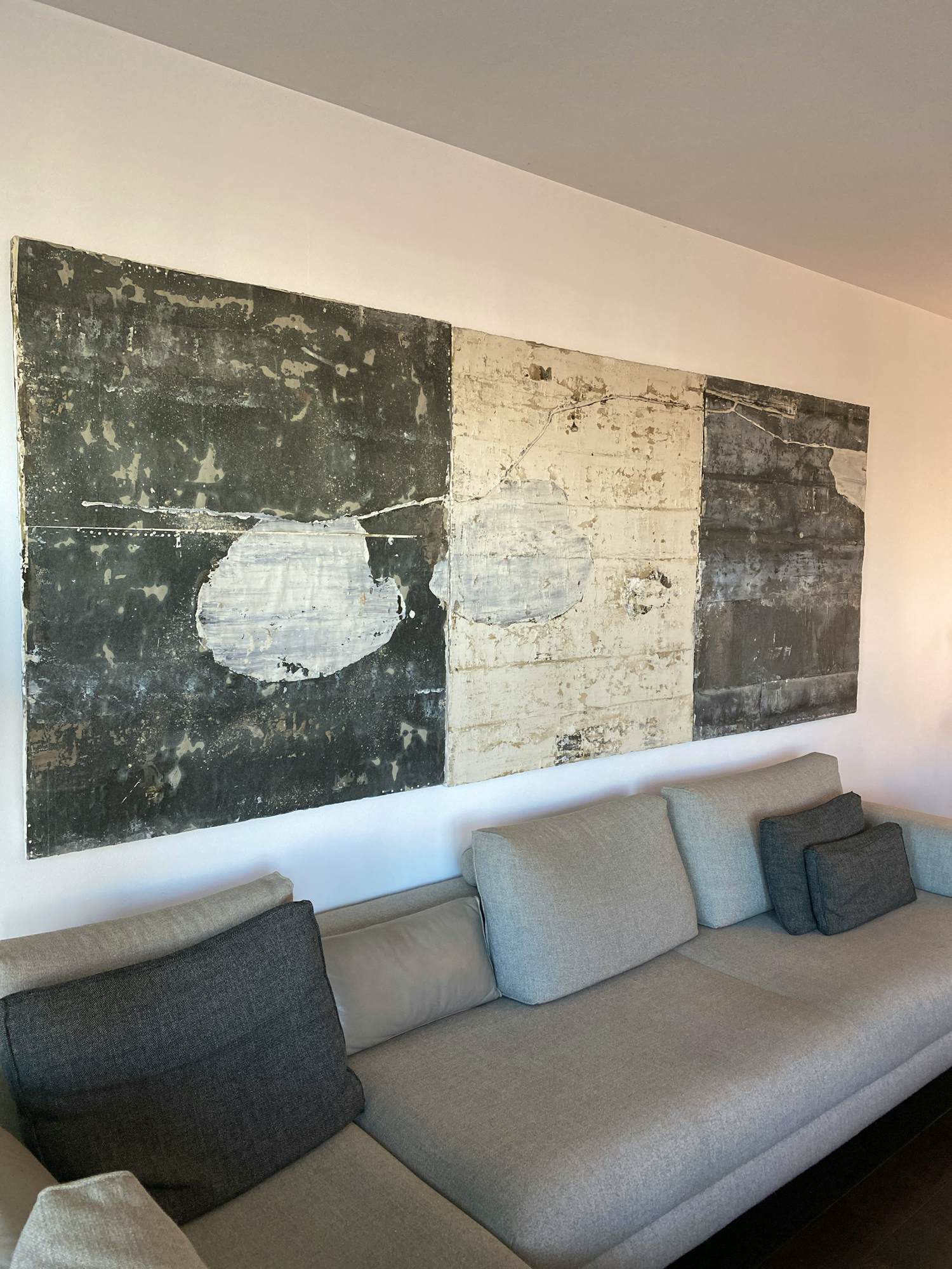 Jupp Linssen - Materiaal op doek 3 luik kopen? Bied vanaf 10000!