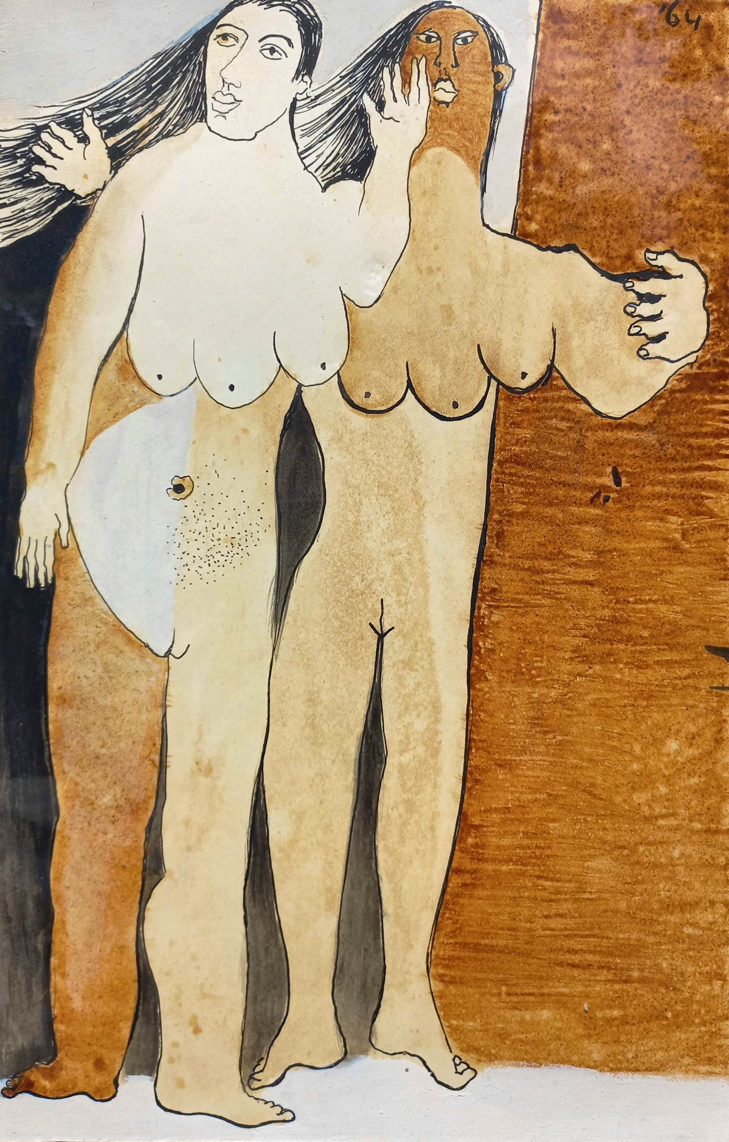 AcheterAns Wortel - De weelde van het overbodige…, gouache (netjes ingelijst)? Enchérissez de 150!