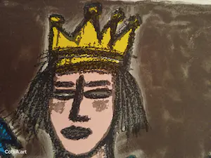 Corneille - In Wonderland - De Koningin van de Toren - Kunstenaarsproef met Atelier Stempel kopen? Bied vanaf 249!