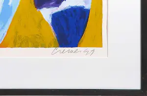 Jan Cremer - Zeefdruk, Tulpen 1 - Ingelijst kopen? Bied vanaf 150!