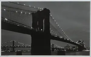 Teun Voeten - Fotografie, Queens Bridge Night - Ingelijst kopen? Bied vanaf 50!