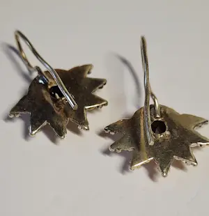 Zilveren Oorbellen met gecachetteerde rookkwarts: kopen? Bied vanaf 70!