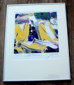 Johan Adriaan Smit - Ingelijste zeefdruk: Bellona - 1998 verkocht voor € 50!