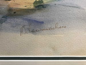 Harrie Schreinemachers - Aquarel Landschap kopen? Bied vanaf 150!