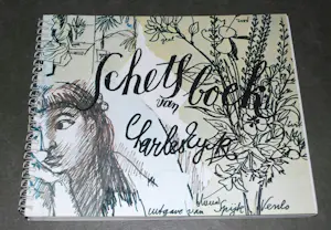 Charles Eyck - Christelijke scene - fraai ingelijste kleurenlitho - extra: schetsboek kopen? Bied vanaf 75!