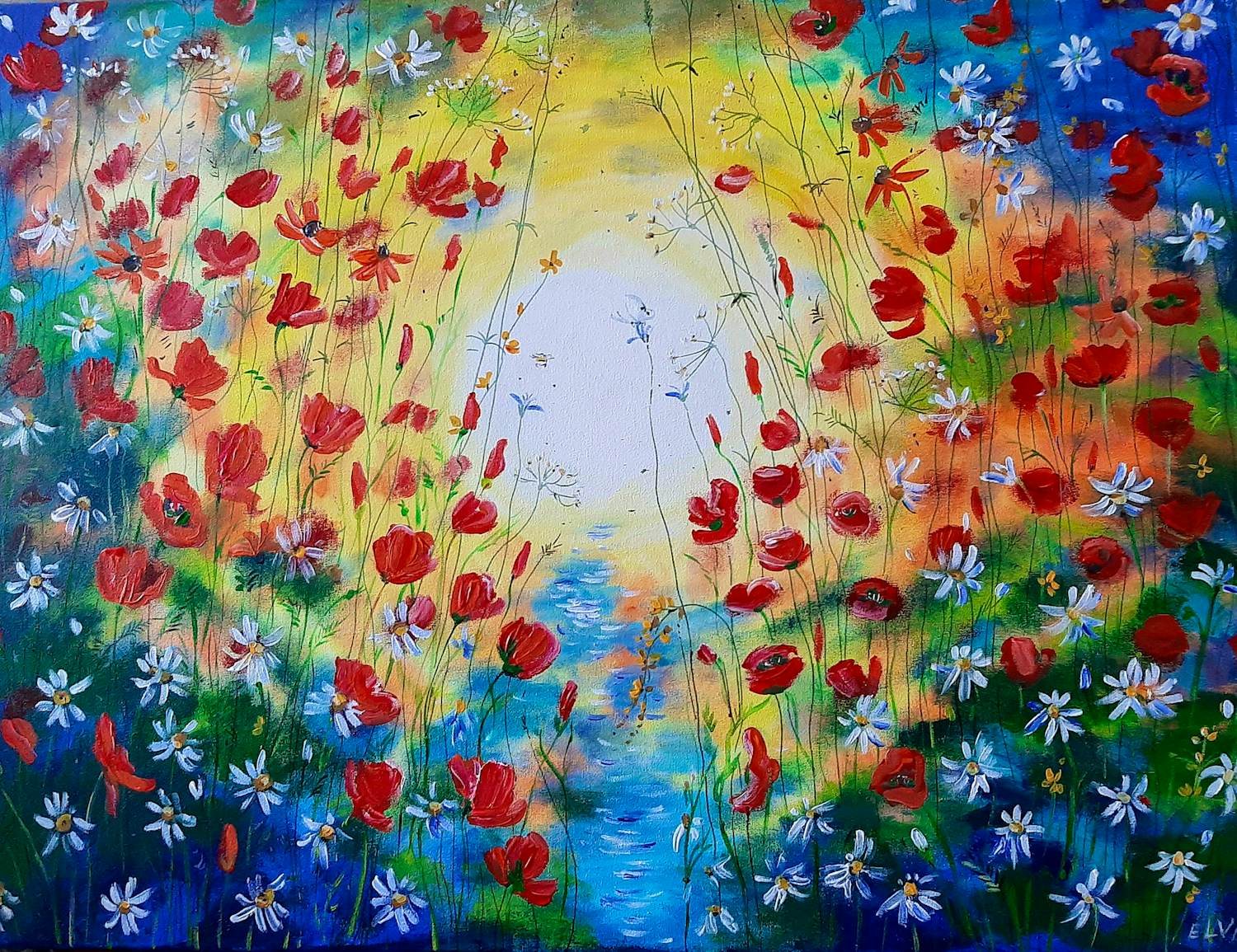 Elva Polyakova - Start of summer time verkocht voor € 350!