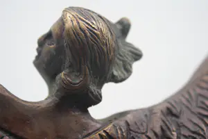 Niet of onleesbaar gesigneerd - Zwaar Antiek Bronzen Bescherm Engel Spirit Of Extace (1900) kopen? Bied vanaf 1!