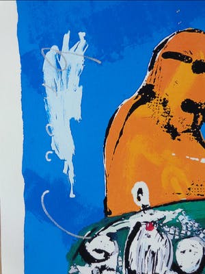 Herman Brood - MARK 2 / KLEURZEEFDRUK / 80x93cm / SIG kopen? Bied vanaf 260!