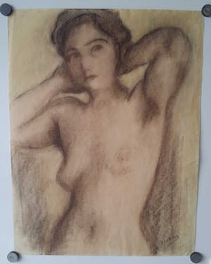 Ko Cossaar - Naakt. Staande vrouw. kopen? Bied vanaf 79!