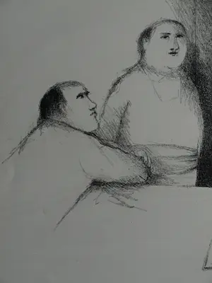 Metten Koornstra - Originele drukplaat , “De Conversatie” – 1970 kopen? Bied vanaf 25!