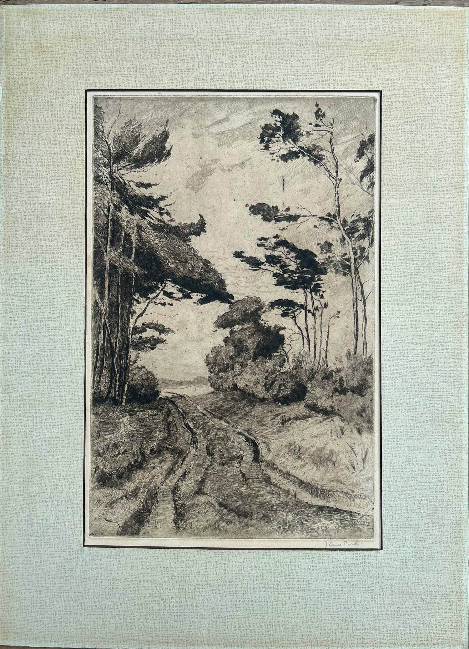 Jan Sirks - Landschap met Bomen kopen? Bied vanaf 35!