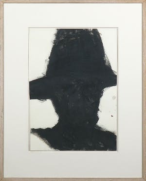 Robbie Cornelissen - Gouache en potlood, De Zieke Schilder II - Ingelijst kopen? Bied vanaf 1!