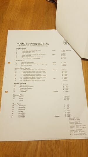 Thea Figee - Glazen schaal kopen? Bied vanaf 200!