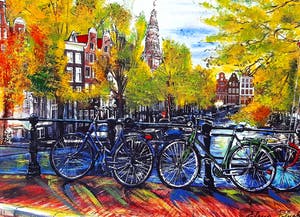 Elena Polyakova - Een gracht in Amsterdam kopen? Bied vanaf 35!