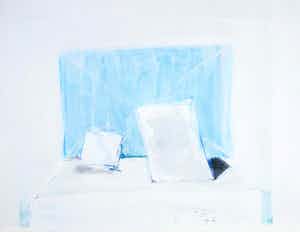 Piet Warffemius - Gemengde techniek op papier, Zonder titel verkocht voor € 60!