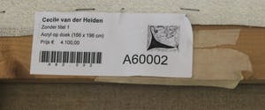 Cecile van der Heiden - Acryl op doek, Zonder titel (Zeer groot) kopen? Bied vanaf 1!