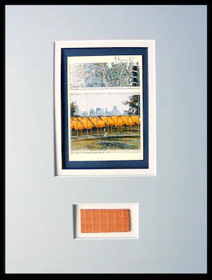 Christo - Project for Central Park NYC " The Gates " - artcard handgesigneerd in pptout kaufen? Bieten Sie von 1!