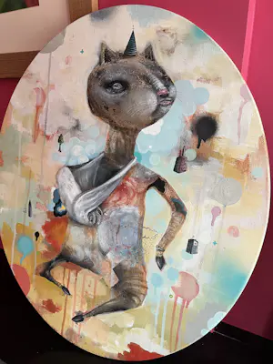 Collin van der Sluijs - Poes op doek kopen? Bied vanaf 1500!