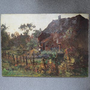 Arie Zwart - boerderij en vrouw die de was hangt kopen? Bied vanaf 225!