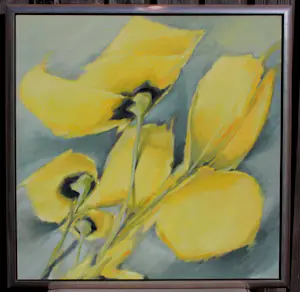 Fon Klement - Ingelijste olieverf: 'air de fête' - 1991 kopen? Bied vanaf 1000!