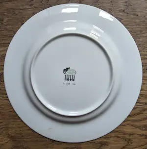 Ben Vautier - Porseleinen bord (Apilco France) -" La Vie....." - Diameter26 cm kopen? Bied vanaf 75!