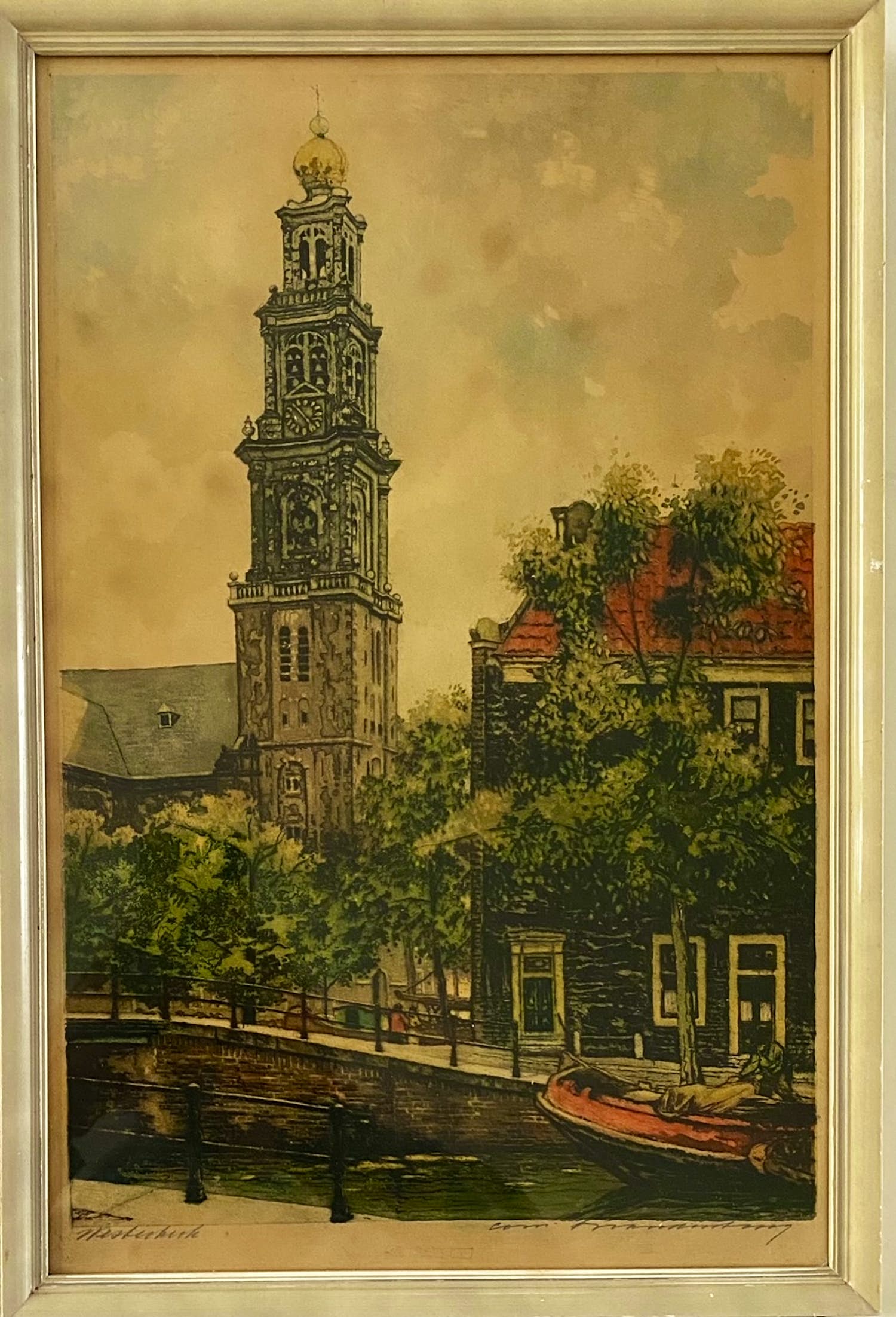 Cornelis Brandenburg - Westerkerk - Amsterdam kopen? Bied vanaf 50!