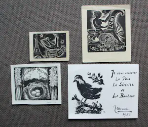 Buy Jeanne Bieruma Oosting - 8 gesigneerde werken(1936 - 1962)? Bid from 499!