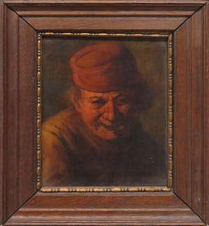 Jan Theuns - Olieverf op paneel, Portret kopen? Bied vanaf 100!