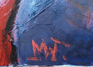 Martin van Wordragen - Olieverf op doek: 'Gehelmd hoofd' - (Groot) kopen? Bied vanaf 245!