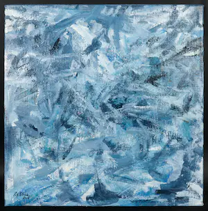 Liz Strick - Acryl op doek, On thin ice kopen? Bied vanaf 1!