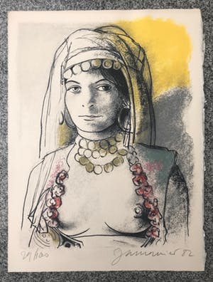 Jan Vanriet - Meerkleurige litho - 29/100 - 1982 - Gesigneerd kopen? Bied vanaf 35!